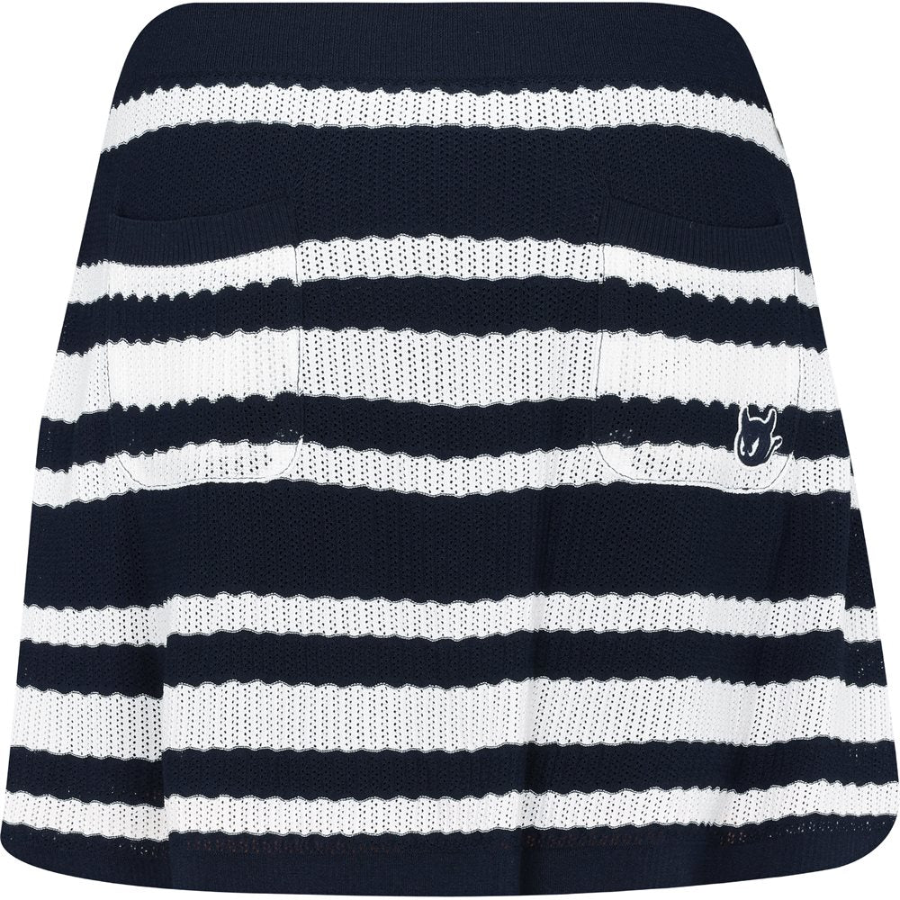 Women's Multi Stripes Knit Skort