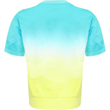 Women's Tie Dye Embroidery Crewneck Top