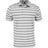 Two - Color Striped Polo - Fairway Styles
