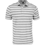 Two - Color Striped Polo - Fairway Styles