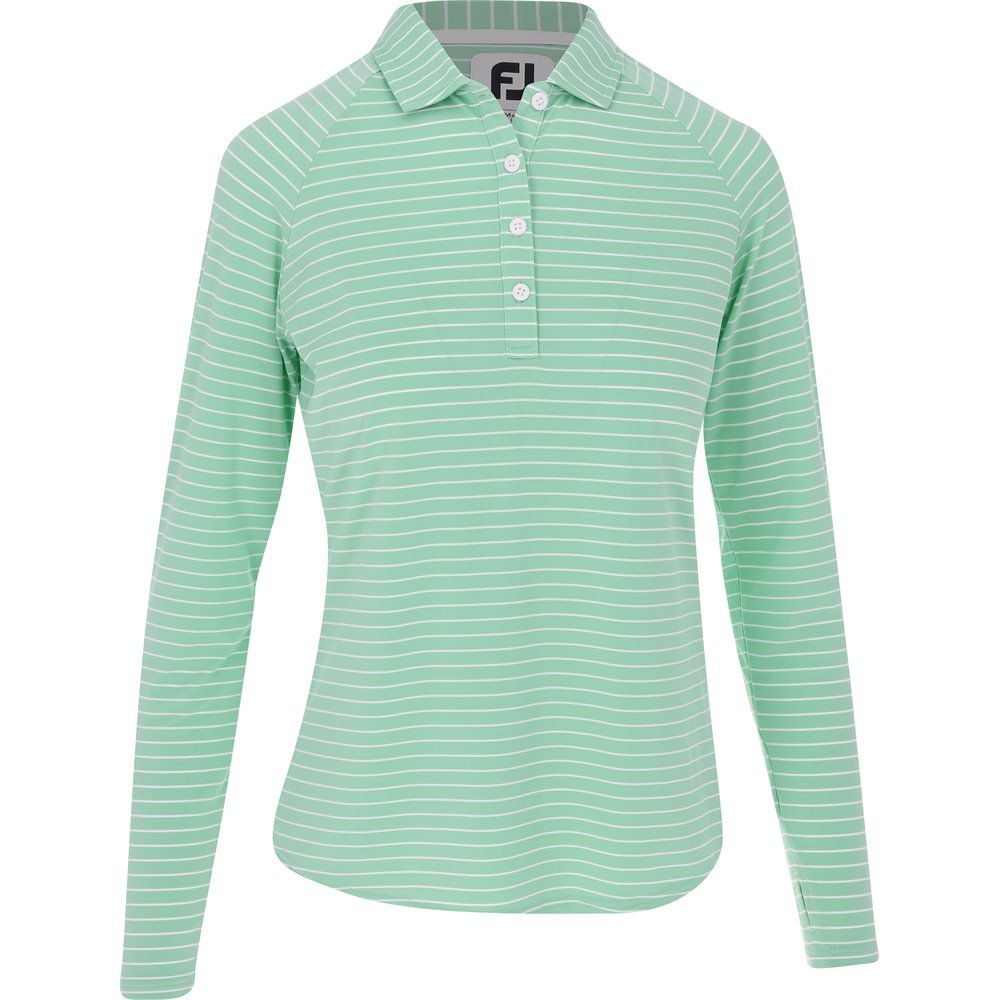Women's Long Sleeve Pin Stripe Sun Protection Shirt - Fairway Styles