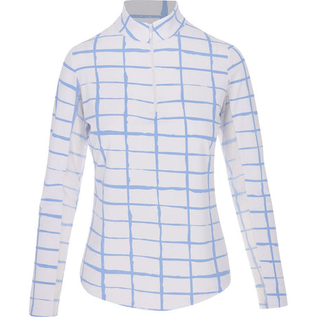 Women's Cordova Print Long Sleeve Mock Neck Top