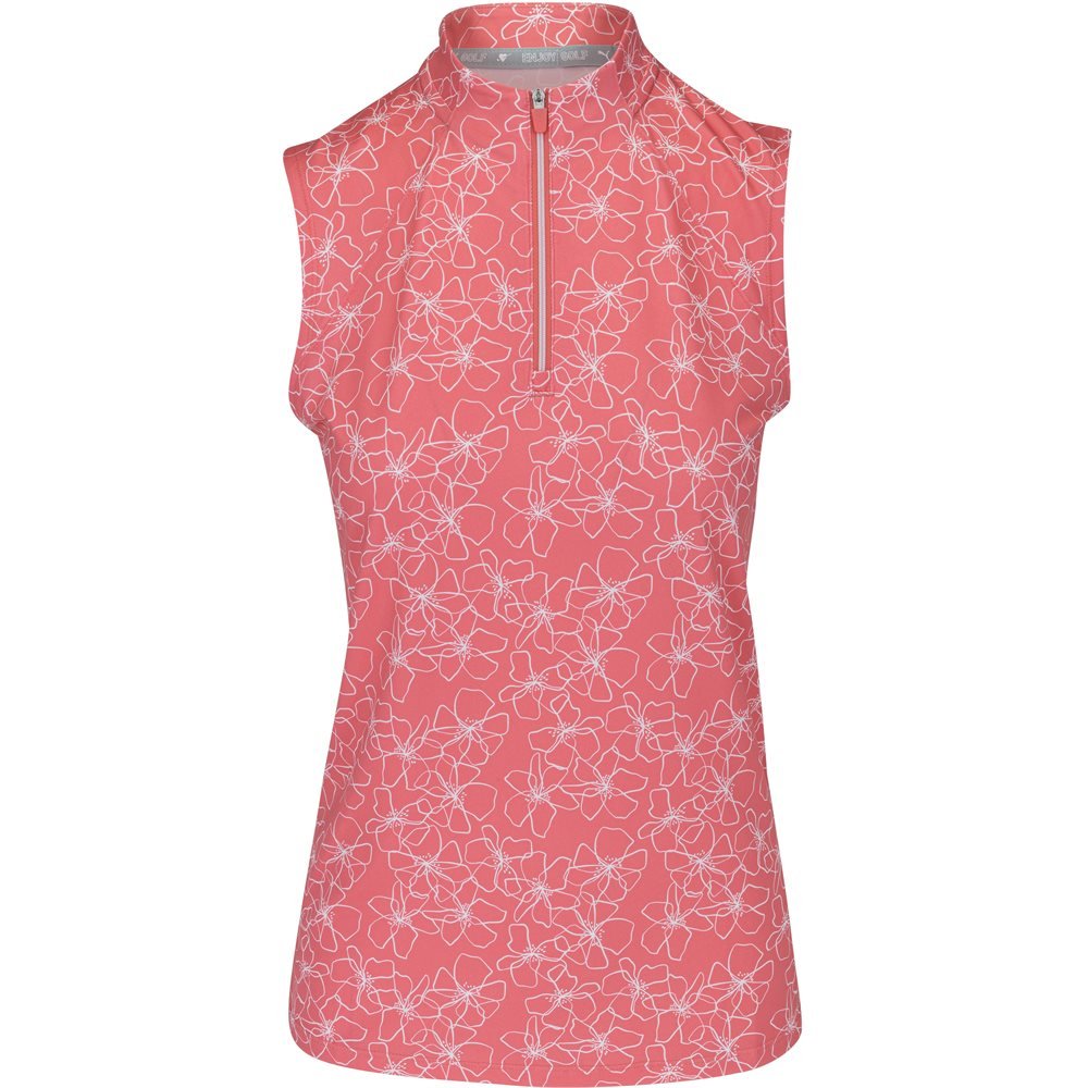 Women's CLOUDSPUN Island Flower SL Golf Polo - Fairway Styles