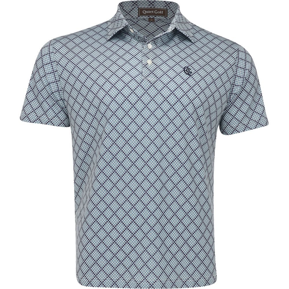 Monogram Houndstooth Polo - Fairway Styles