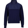 Women's Cashmere Touch Fleece Quilted Hybrid 1/4 Zip Midlayer - Fairway Styles