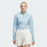 Women's Ultimate365 Printed 1/4 Zip Mock Pullover