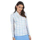 Women's Cordova Print Long Sleeve Mock Neck Top