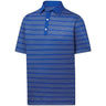 Trio Stripe Lisle Self Collar Polo - Fairway Styles