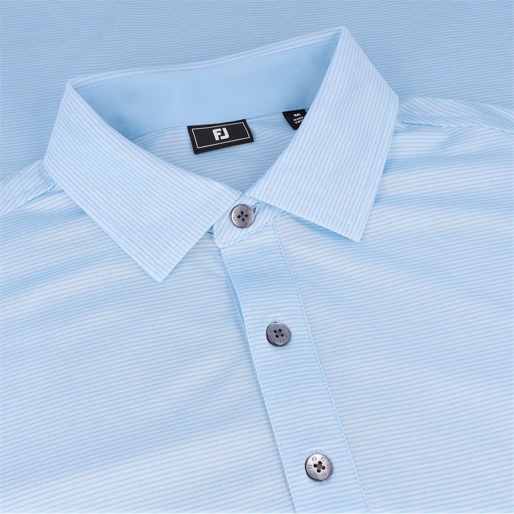 Heather Stripe Polo