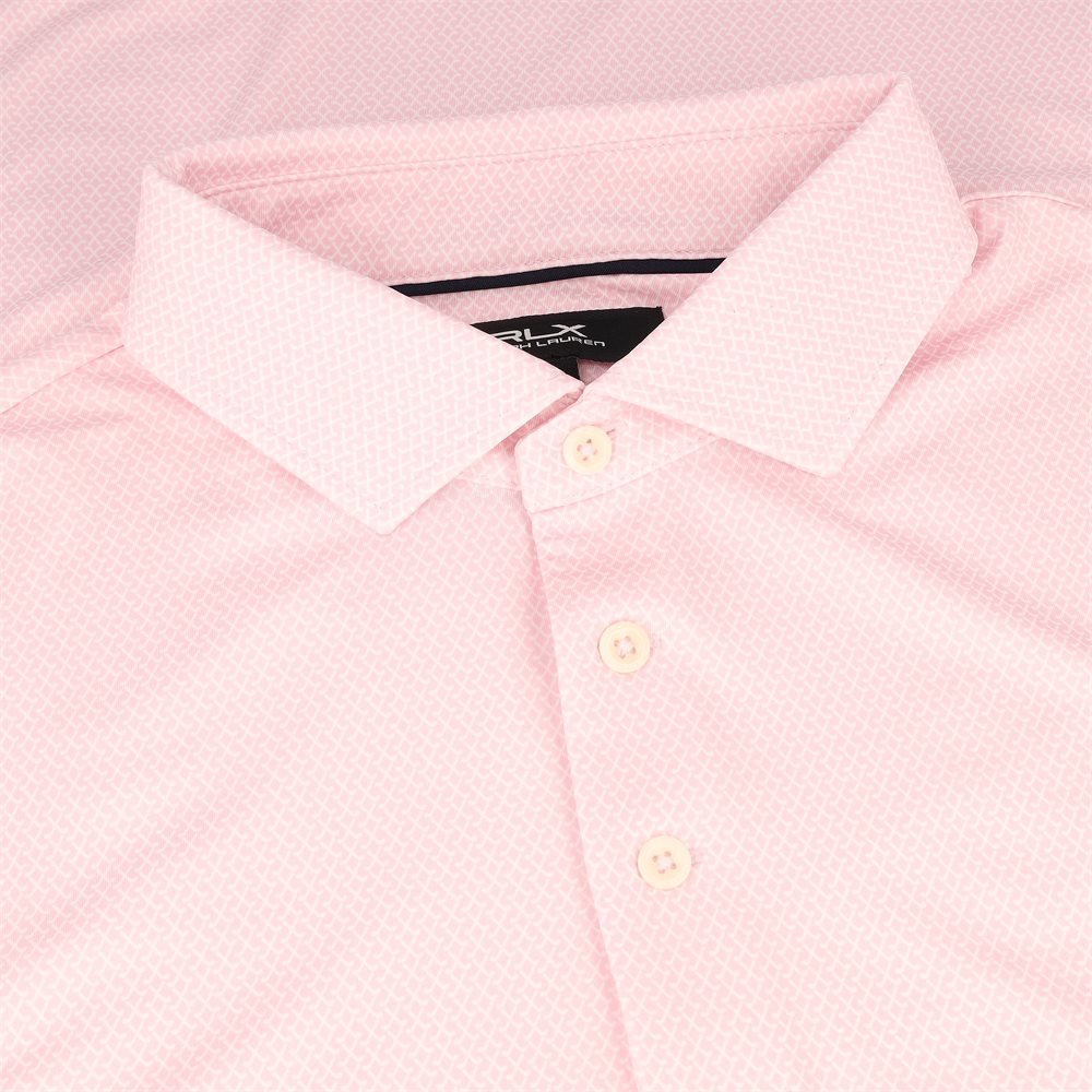 Lightweight Airflow Cross Club Print Polo - Fairway Styles