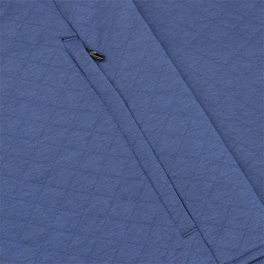Quilted Double Knit FZ Vest