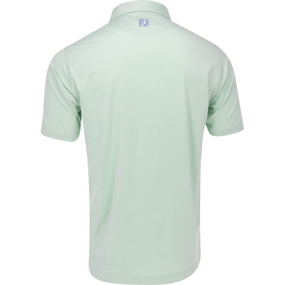 TOUR LOGO Heather Lisle Lattice Print Polo