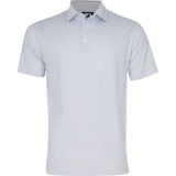 Lisle Dot Geo Print Self Collar Golf Polo