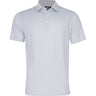 Lisle Dot Geo Print Self Collar Golf Polo