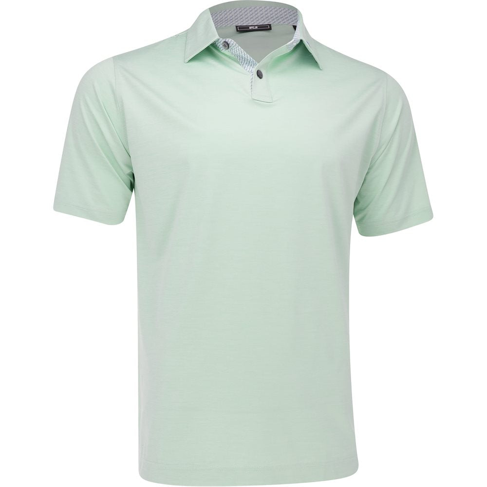 TOUR LOGO Heather Lisle Lattice Print Polo