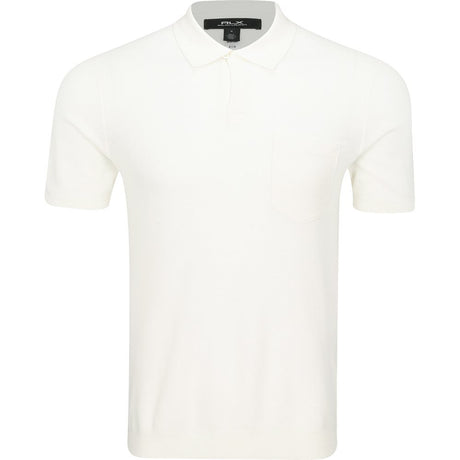 Mesh-Knit Performance Sweater Polo