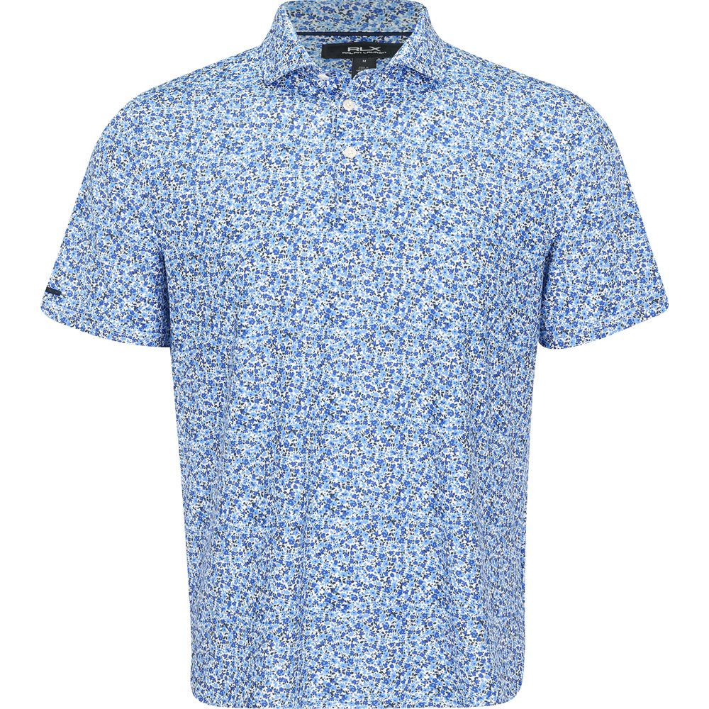 Lightweight Airflow Print Polo