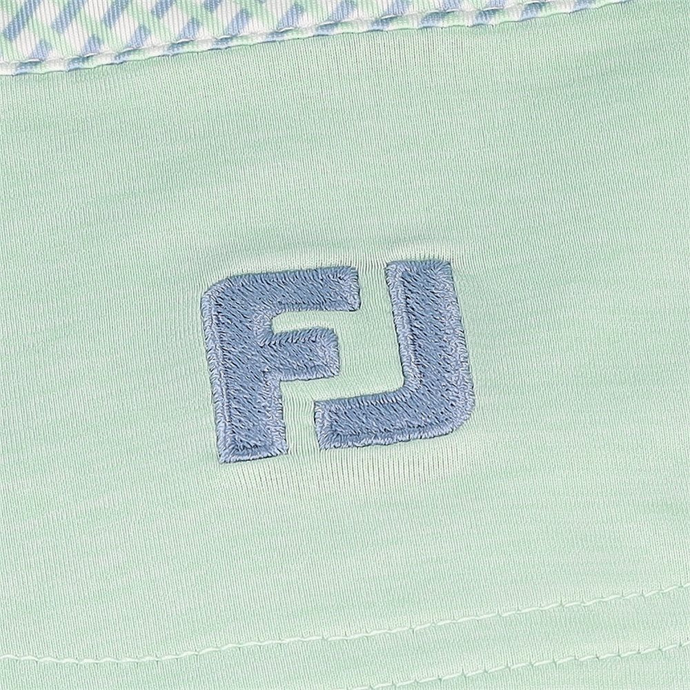 TOUR LOGO Heather Lisle Lattice Print Polo