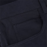 Cotton 5-Pocket Straight Leg Pants