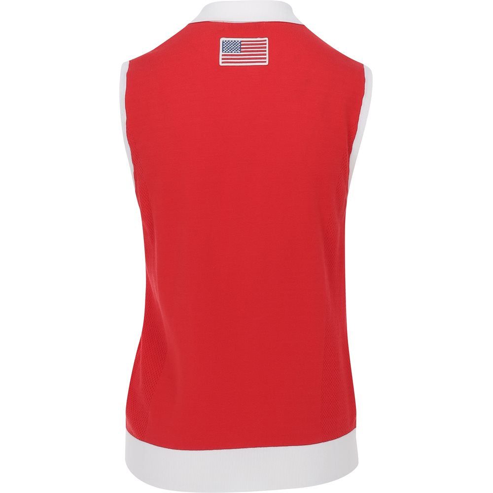 Women's Clarisse Knitted Sleeveless Polo