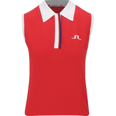 Women's Clarisse Knitted Sleeveless Polo