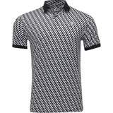 Athletic Arrow Rib Collar Polo