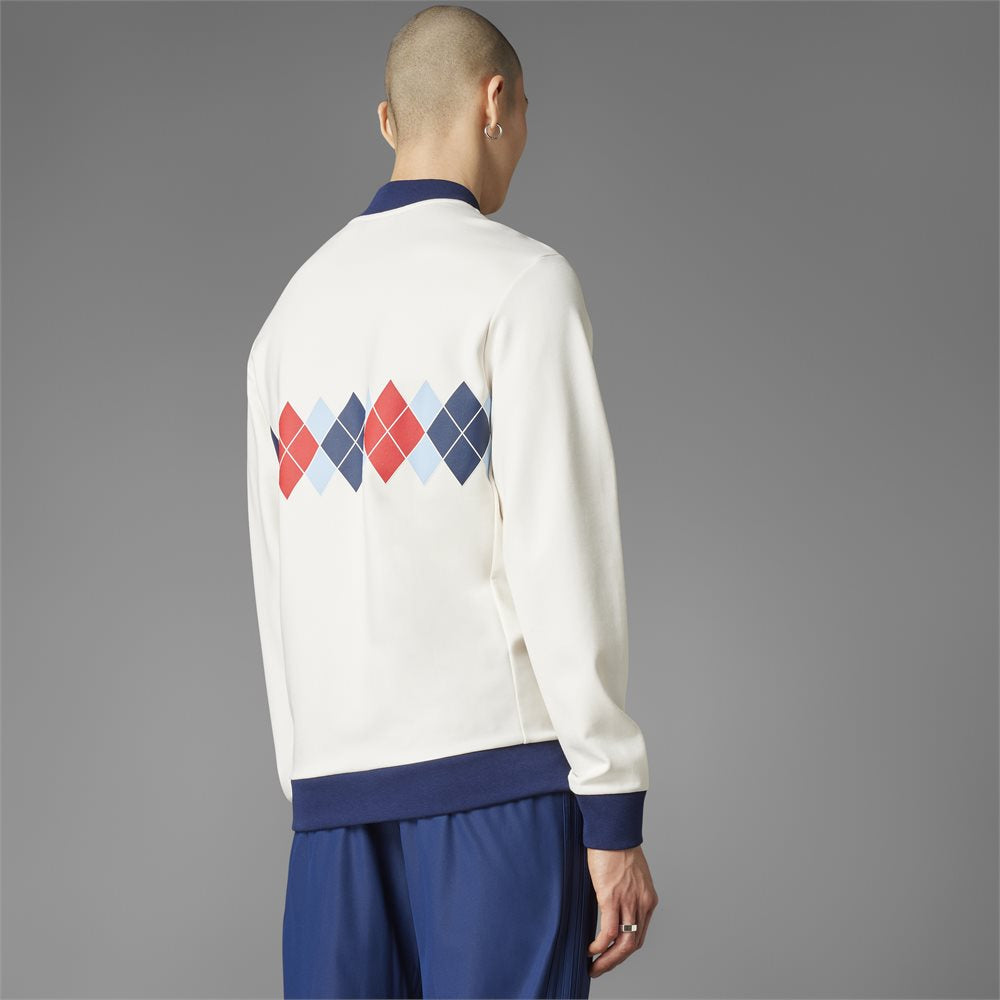 adidas Originals Argyle Printed 1/4 Zip Blade Collar Pullover