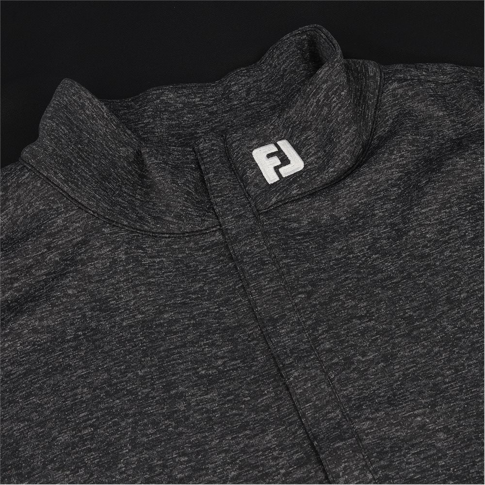 Heather Yoke 1/2 Zip Mid Layer