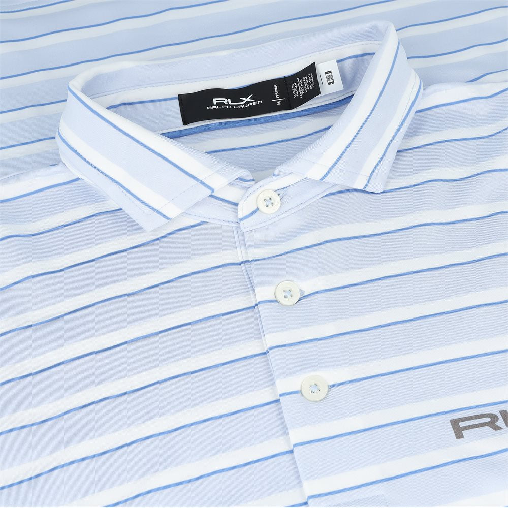 Recycled Lightweight Airflow Thin Stripe Polo