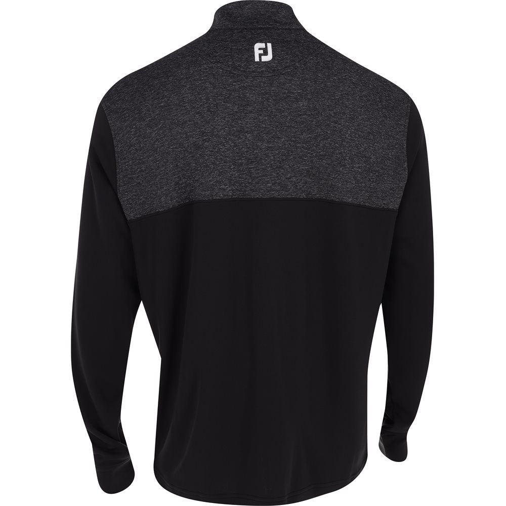 Heather Yoke 1/2 Zip Mid Layer