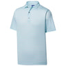 Athletic Fit Open Stripe Jersey Self Collar Polo - Fairway Styles