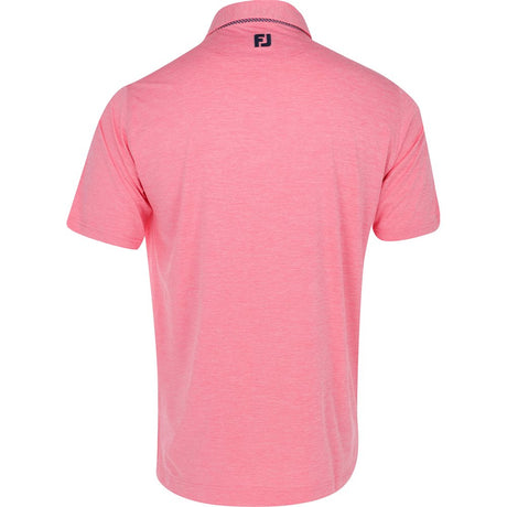 TOUR LOGO Heather Lisle Lattice Print Polo