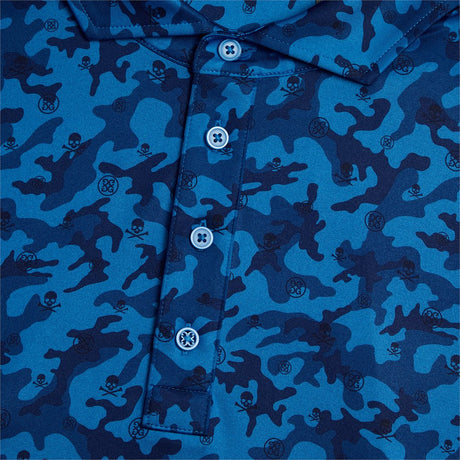 Mapped Icon Camo Tech Jersey Polo