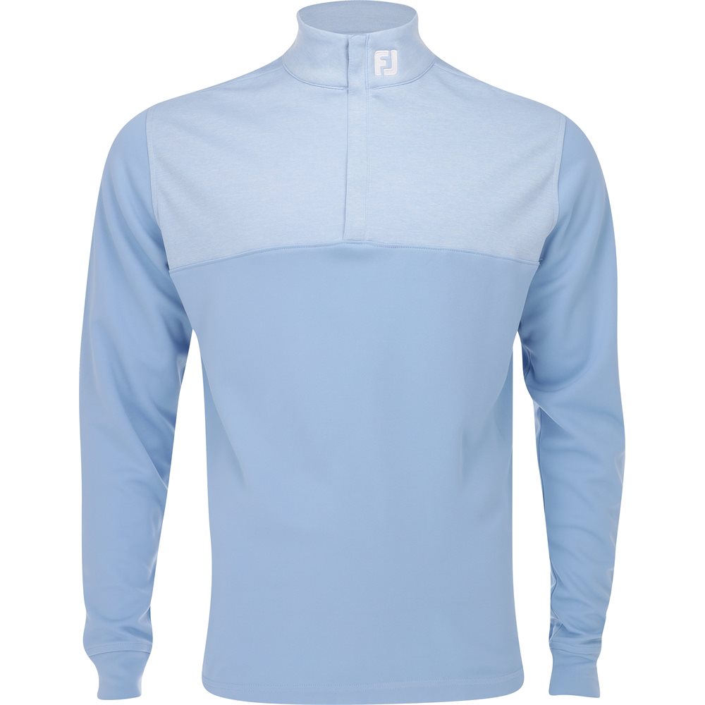 Heather Yoke 1/2 Zip Mid Layer