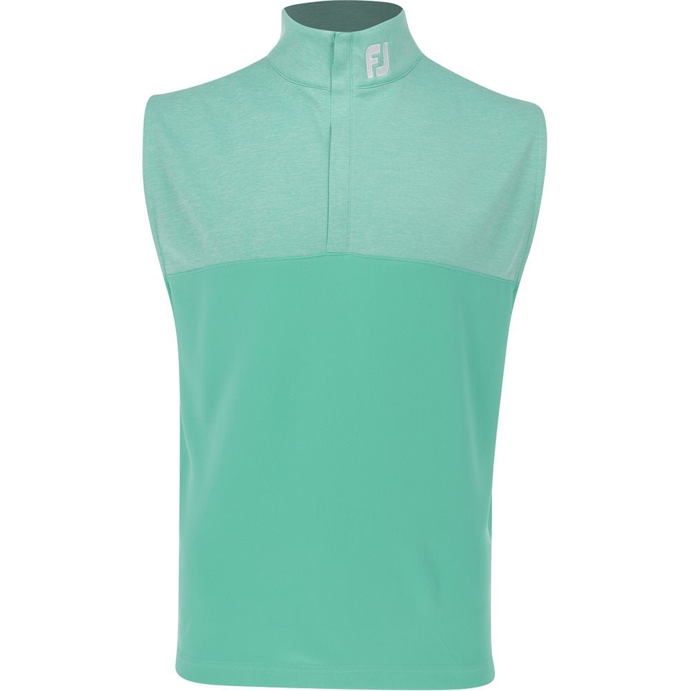 Tour Logo Heather Yoke 1/2 Zip Vest - Fairway Styles