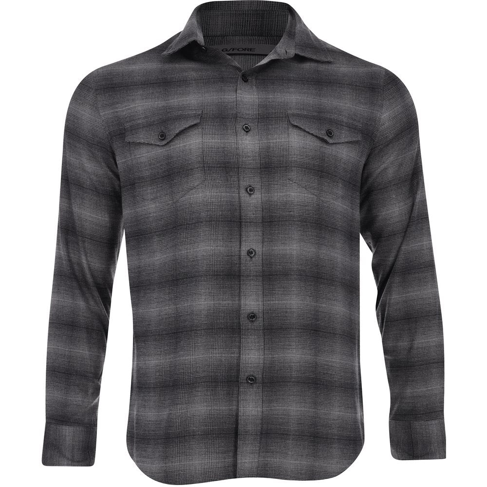 Italian Shadow Plaid Shirt