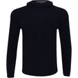 Waffle Stitch Merino Wool Hooded Sweater - Fairway Styles
