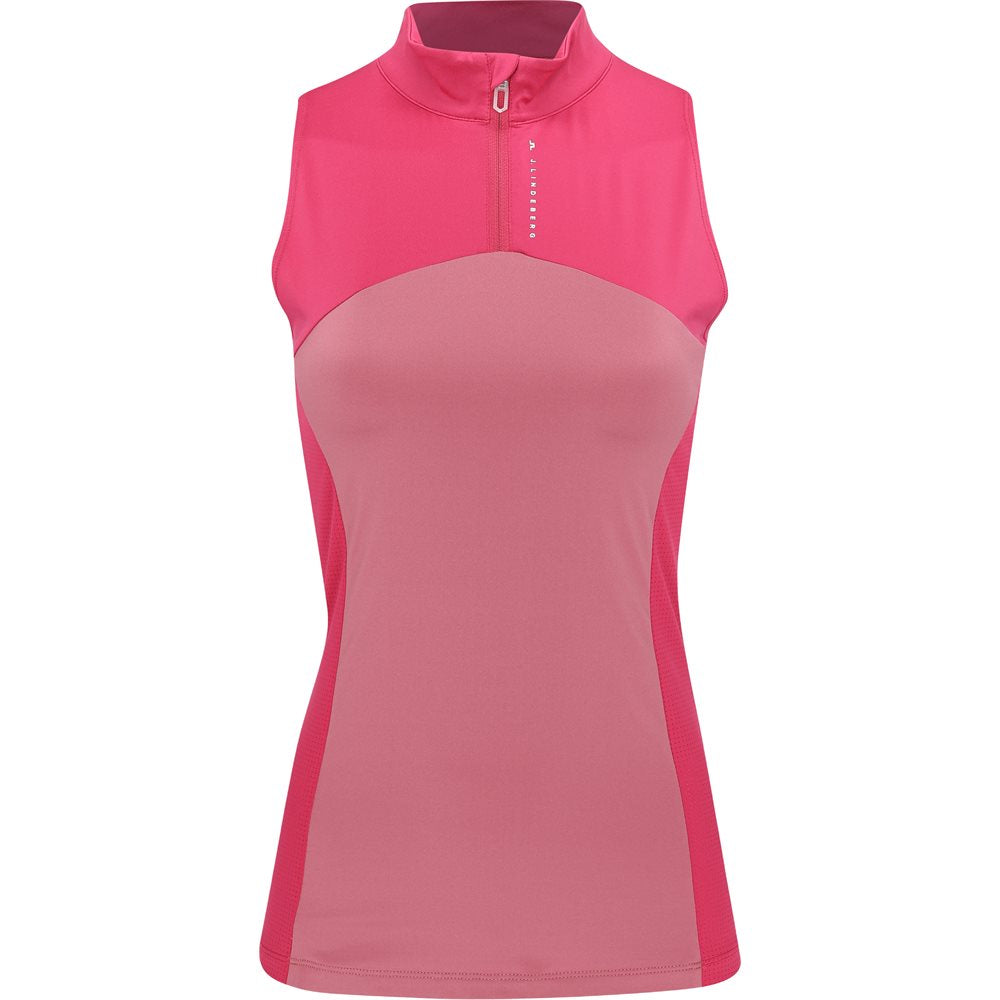 Women's Tiana Print Sleeveless 1/4 Zip Top