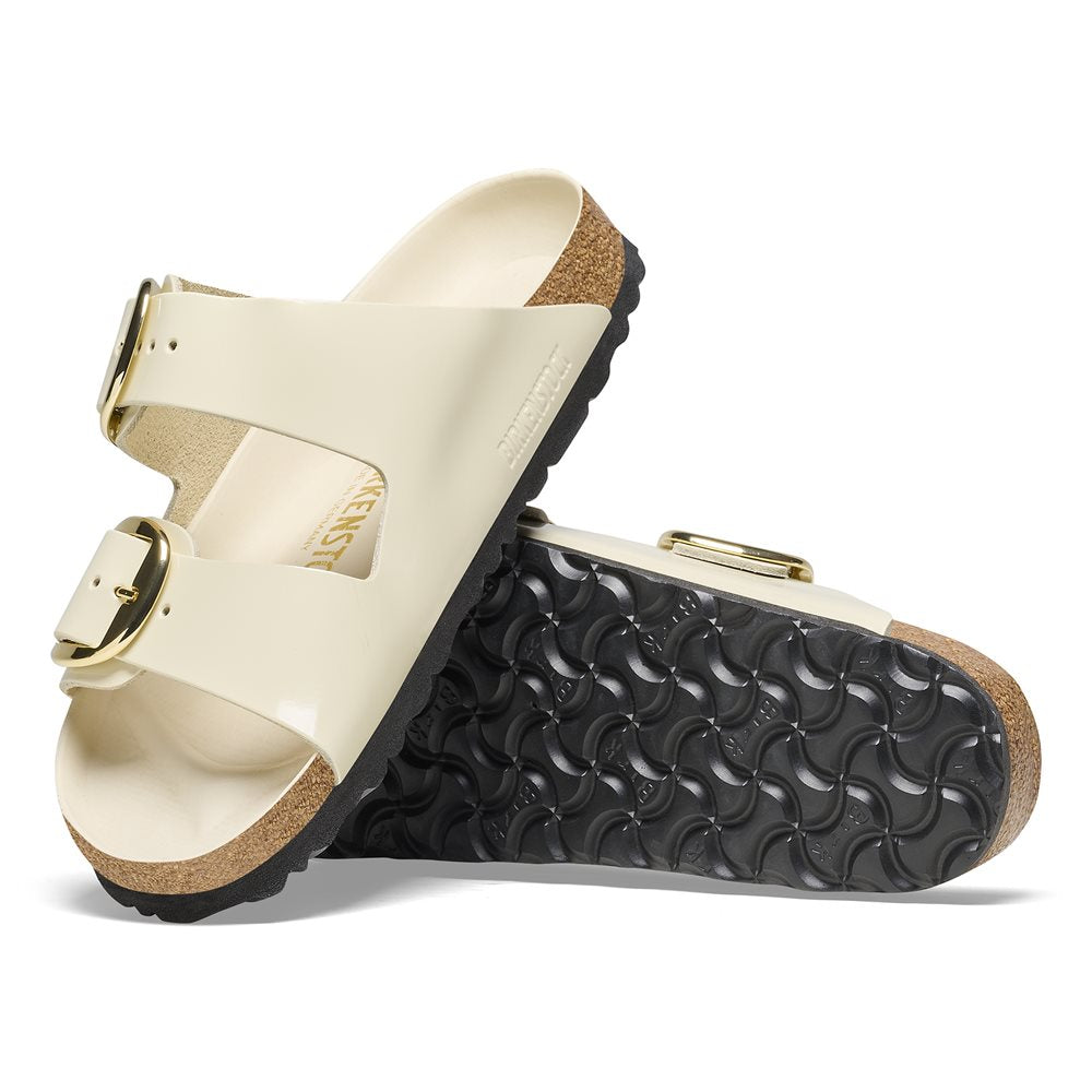 Women's Arizona Big Buckle Natural Leather Patent Shoes