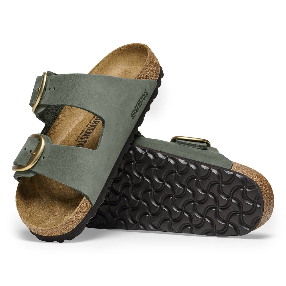 Women's Arizona Big Buckle Nubuck Leather Shoes