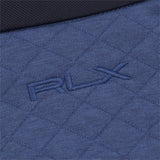 Quilted Double Knit 1/4 Zip Sweatshirt On Seam Pocket Midlayer