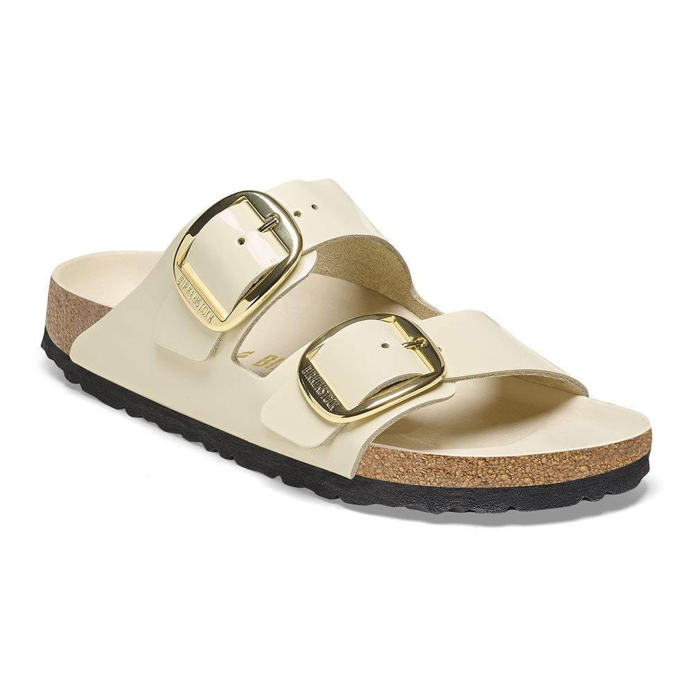 Women's Arizona Big Buckle Natural Leather Patent Shoes