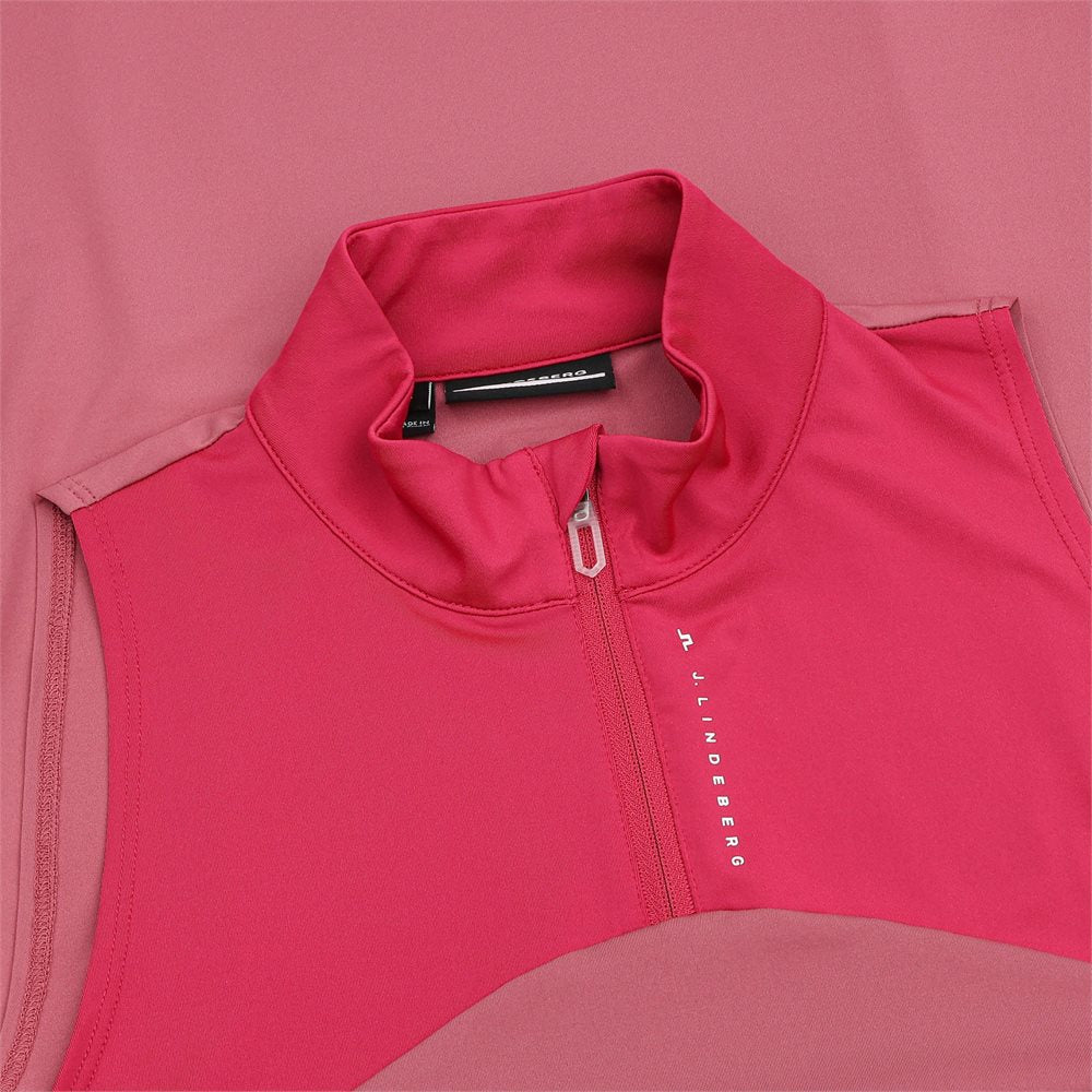 Women's Tiana Print Sleeveless 1/4 Zip Top