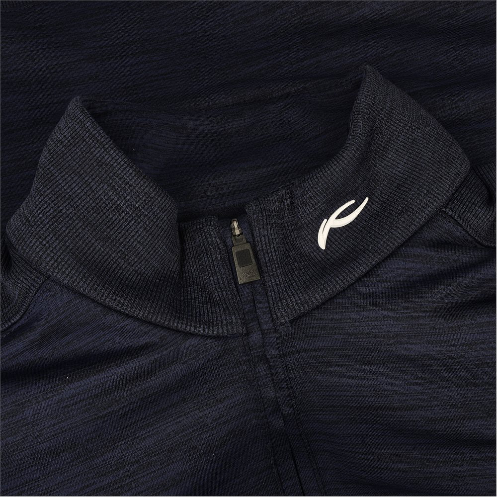 Liam Techwool Ribbed Hem 1/2 Zip Midlayer - Fairway Styles