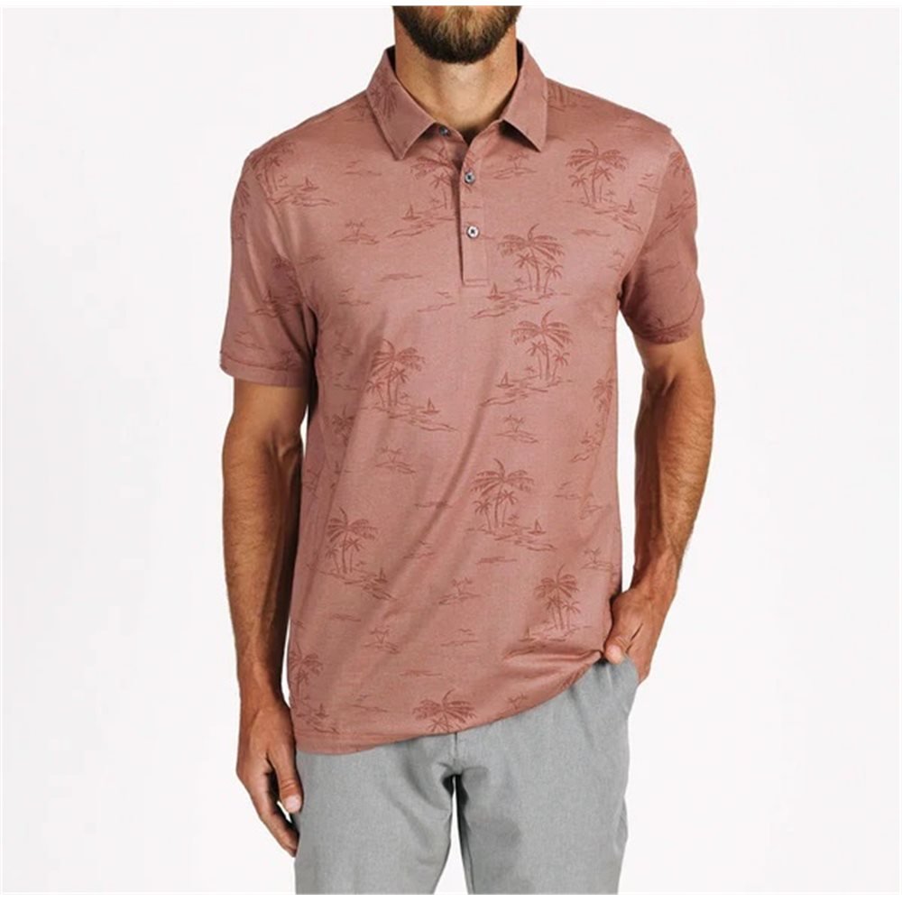 Printed Astoria Polo - Fairway Styles