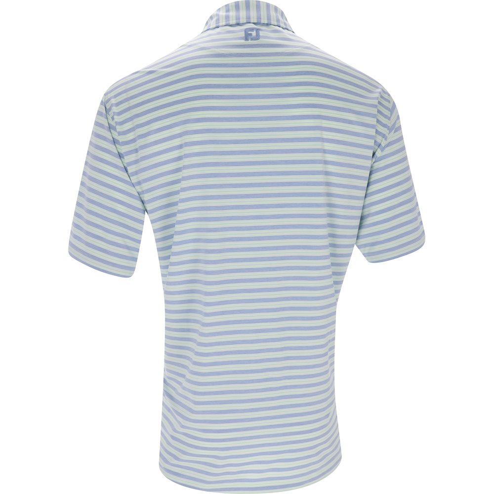 Heather Stripe Lisle Polo