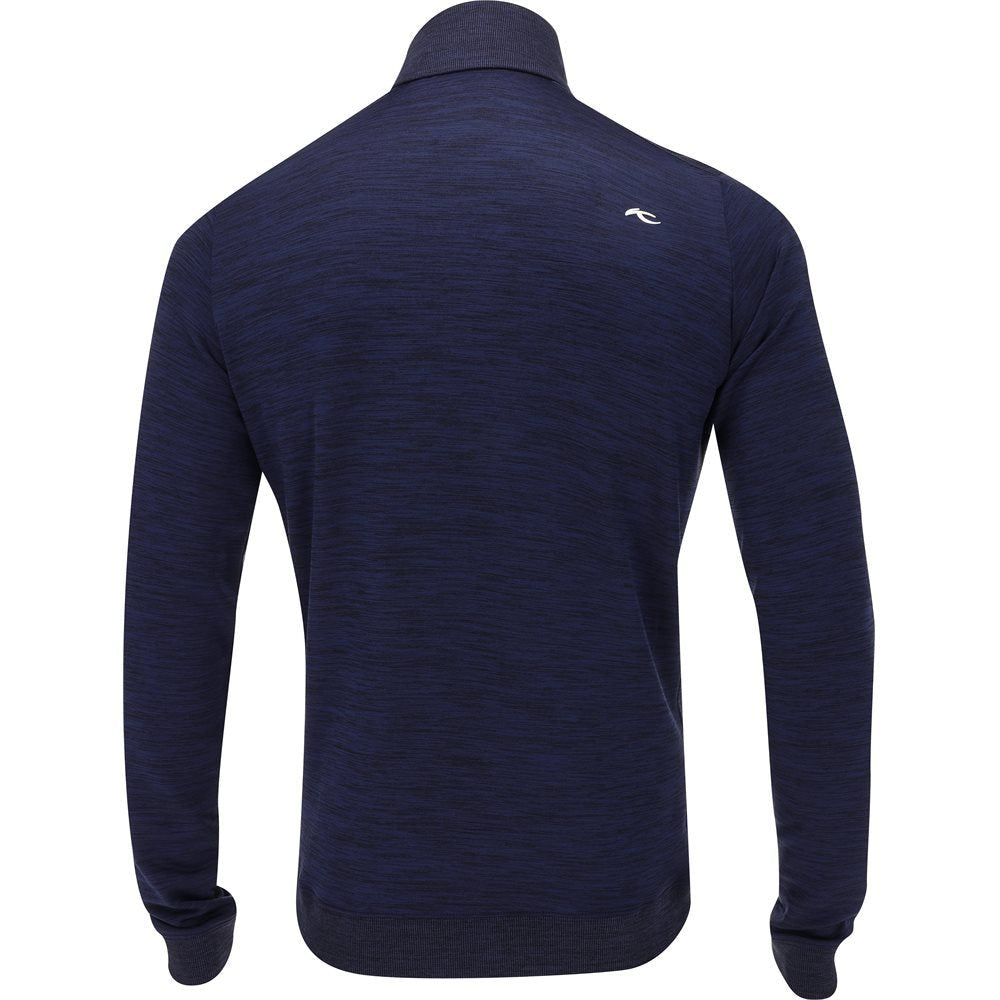 Liam Techwool Ribbed Hem 1/2 Zip Midlayer - Fairway Styles