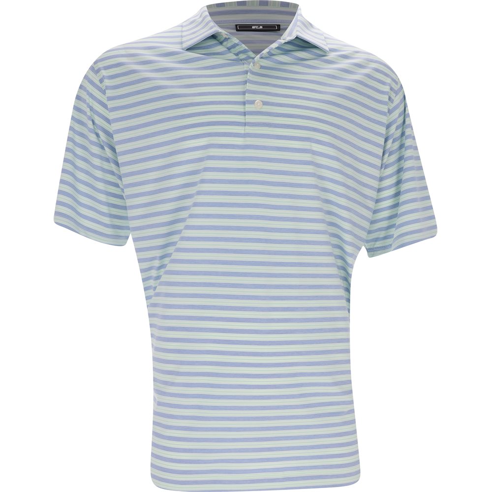 Heather Stripe Lisle Polo