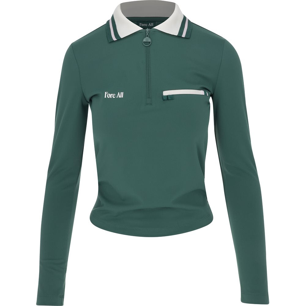 Women's Keep It Classy 1/2 Zip Long Sleeve Polo