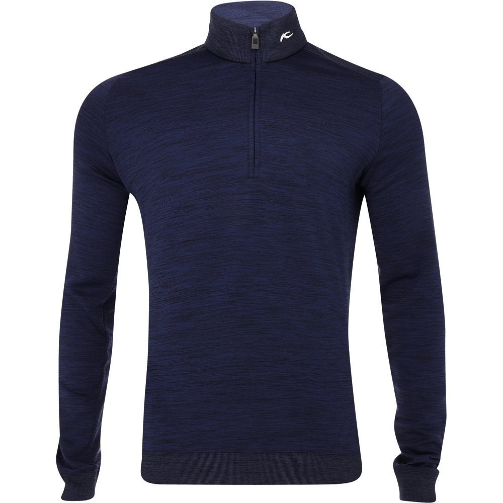 Liam Techwool Ribbed Hem 1/2 Zip Midlayer - Fairway Styles